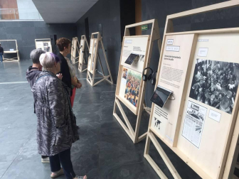 El Parlamento acoge la exposición de MSF 'De la acción a la palabra'
