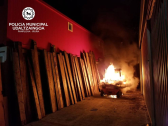 Investigan el incendio y las pintadas registradas en los corrales del Gas