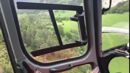Rescate de un montañero en Isaba