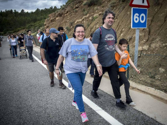 Los 'Caminos de la Hospitalidad' desembocaron el sábado en la cuna de San Francisco Javier con un centenar de refugiados sirios como símbolo de la acogida Navarra