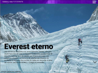 Además, las mejores fotografías del Everest del navarro Javier Camacho