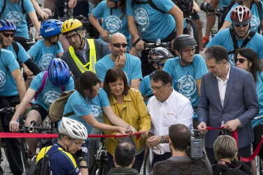 El domingo se celebró la 23ª edición del Día de la Bicicleta acompañado del buen tiempo y con 4.200 participantes