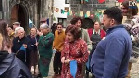 Así se rueda 'Lo nunca visto' en Navarra, con Kortajarena, Machi y Nieto