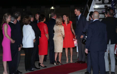 Don Felipe y doña Letizia aterrizaron este viernes 15 de junio en Nueva Orleans para la visita de cinco días por territorio estadounidense.