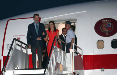 Don Felipe y doña Letizia aterrizaron este viernes 15 de junio en Nueva Orleans para la visita de cinco días por territorio estadounidense.
