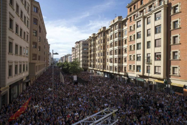 Miles de personas en la manifestación contra la sentencia del 'caso Alsasua'
