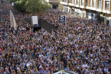Miles de personas en la manifestación contra la sentencia del 'caso Alsasua'