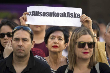 Miles de personas en la manifestación contra la sentencia del 'caso Alsasua'