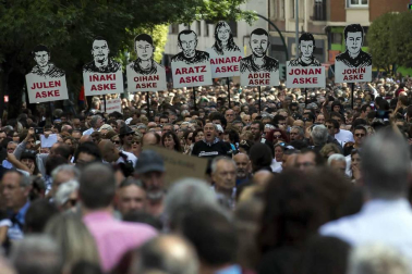 Miles de personas en la manifestación contra la sentencia del 'caso Alsasua'