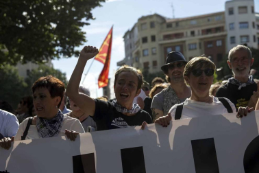 Miles de personas en la manifestación contra la sentencia del 'caso Alsasua'