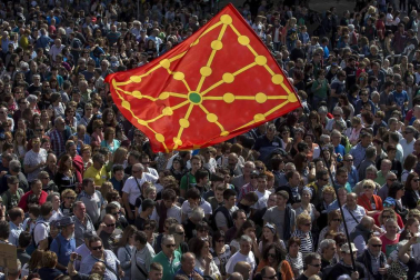 Miles de personas en la manifestación contra la sentencia del 'caso Alsasua'