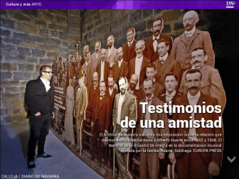 Además, la exposición de Sarasate y Huarte.