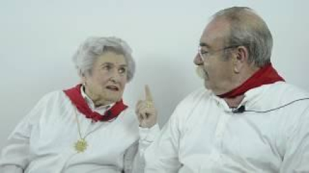 Paulina Fernández, con 'San Fermín SÍ, San Fermin BAI'