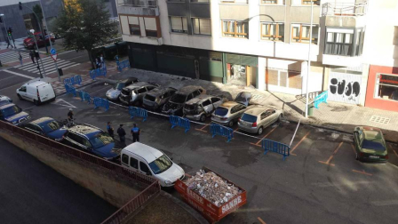 Además, otro contenedor ha ardido en la avenida Sancho El Fuerte