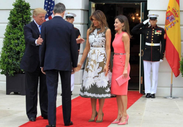 Encuentro entre la reina Letizia y Melania Trump en la Casa Blanca