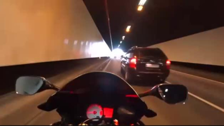 Un motorista circulaba a 258 km/h por la Costa Brava