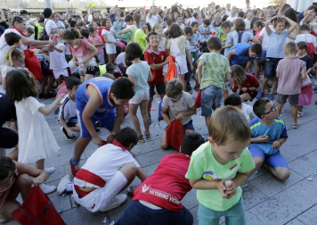 Cohete de las fiestas de Mutilva