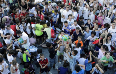 Cohete de las fiestas de Mutilva