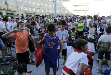 Cohete de las fiestas de Mutilva