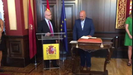 José Luis Arasti toma posesión como delegado del Gobierno en Navarra