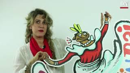 Adriana Eransus, autora del cartel de San Fermín, apoya 'San Fermín SÍ, San Fermin BAI'