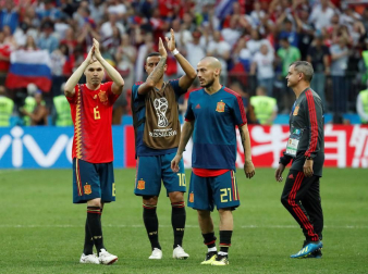 Galería de fotos de los jugadores de España tras caer eliminados del Mundial ante Rusia
