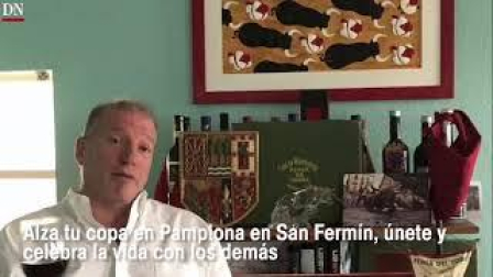 Un brindis por San Fermín desde EE UU