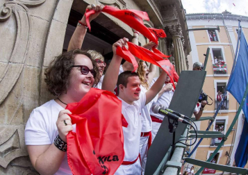 Motxila 21 lanza el chupinazo