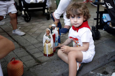 Recorrido del 6 de julio de 2018 de la Comparsa de Gigantes y Cabezudos de Pamplona