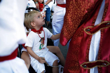 Recorrido del 6 de julio de 2018 de la Comparsa de Gigantes y Cabezudos de Pamplona