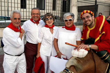 Recorrido del 6 de julio de 2018 de la Comparsa de Gigantes y Cabezudos de Pamplona