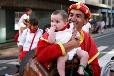 Recorrido del 6 de julio de 2018 de la Comparsa de Gigantes y Cabezudos de Pamplona