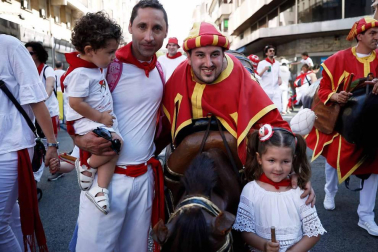 Recorrido del 6 de julio de 2018 de la Comparsa de Gigantes y Cabezudos de Pamplona