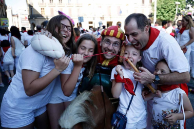 Recorrido del 6 de julio de 2018 de la Comparsa de Gigantes y Cabezudos de Pamplona