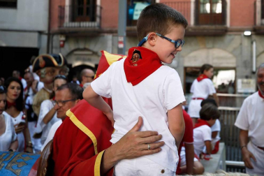 Recorrido del 6 de julio de 2018 de la Comparsa de Gigantes y Cabezudos de Pamplona