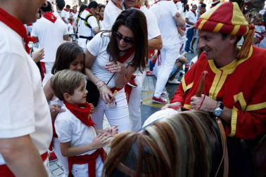 Recorrido del 6 de julio de 2018 de la Comparsa de Gigantes y Cabezudos de Pamplona