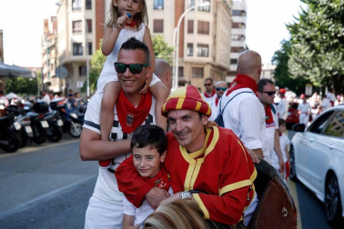 Recorrido del 6 de julio de 2018 de la Comparsa de Gigantes y Cabezudos de Pamplona