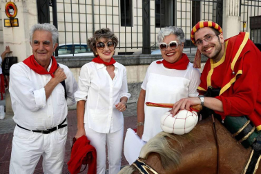 Recorrido del 6 de julio de 2018 de la Comparsa de Gigantes y Cabezudos de Pamplona