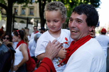 Recorrido del 6 de julio de 2018 de la Comparsa de Gigantes y Cabezudos de Pamplona