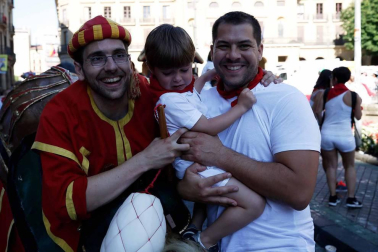 Recorrido del 6 de julio de 2018 de la Comparsa de Gigantes y Cabezudos de Pamplona