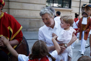 Recorrido del 6 de julio de 2018 de la Comparsa de Gigantes y Cabezudos de Pamplona