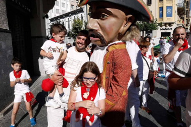 Recorrido del 6 de julio de 2018 de la Comparsa de Gigantes y Cabezudos de Pamplona