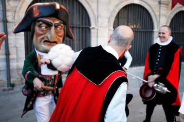 Recorrido del 6 de julio de 2018 de la Comparsa de Gigantes y Cabezudos de Pamplona