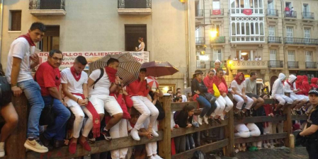 Imágenes del segundo encierro de los Sanfermines 2018, protagonizado por toros de José Escolar