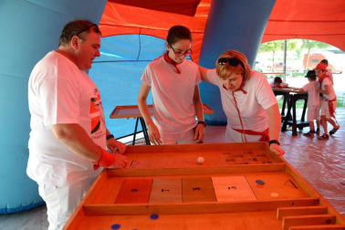 Los Sanfermines también ofrecen diferentes espacios para que los más pequeños puedan disfrutar sin parar de jugar