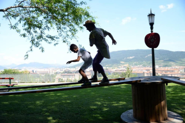 Los Sanfermines también ofrecen diferentes espacios para que los más pequeños puedan disfrutar sin parar de jugar