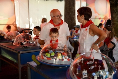 Los Sanfermines también ofrecen diferentes espacios para que los más pequeños puedan disfrutar sin parar de jugar