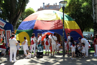 Los Sanfermines también ofrecen diferentes espacios para que los más pequeños puedan disfrutar sin parar de jugar