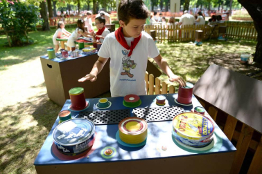 Los Sanfermines también ofrecen diferentes espacios para que los más pequeños puedan disfrutar sin parar de jugar