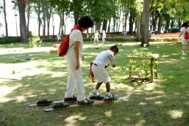 Los Sanfermines también ofrecen diferentes espacios para que los más pequeños puedan disfrutar sin parar de jugar